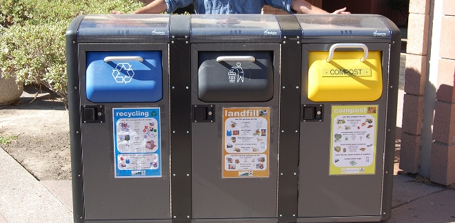 Contenedores de reciclaje inteligentes