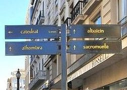 Mejora de la señalización de la zona turística de Granada