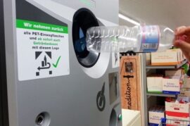 Máquina para el reciclaje de botellas